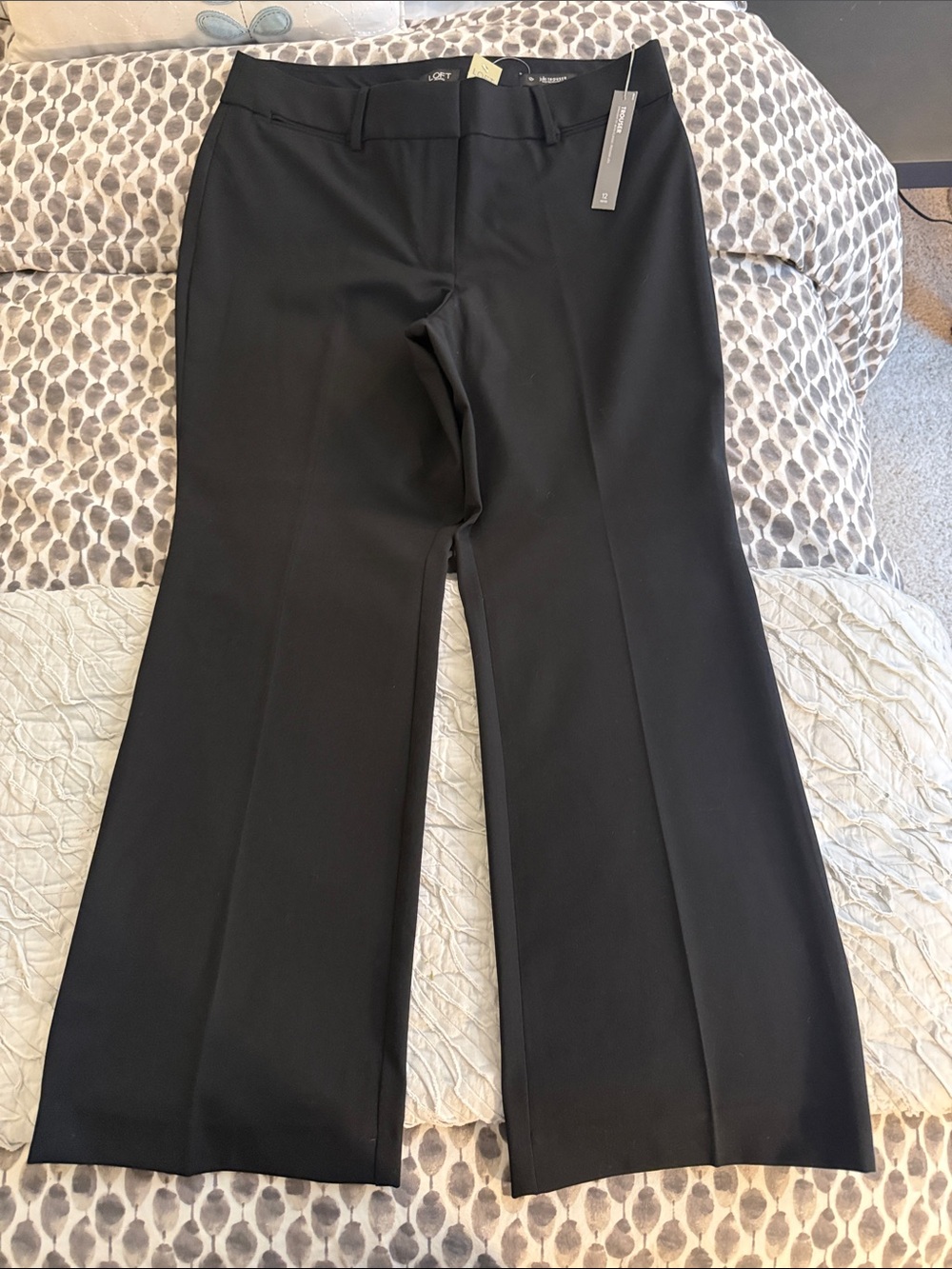 LOFT Julie Trouser Petite Women's Black Pants NWT